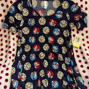 Dalmatian Print Navy T-Shirt